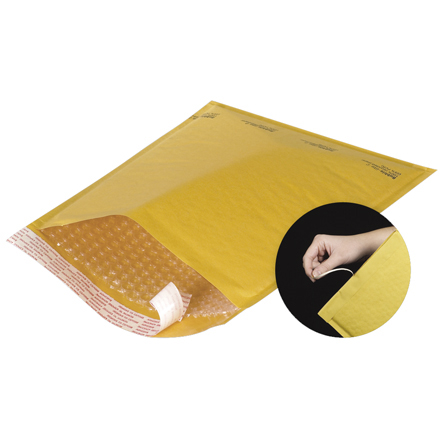 5 x 10" Kraft (Freight Saver Pack) #00 Self-Seal Bubble Mailers w/Tear Strip