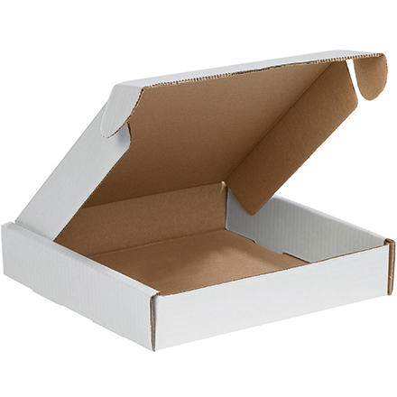 10 x 10 x 2 <span class='fraction'>3/4</span>" White Deluxe Literature Mailers