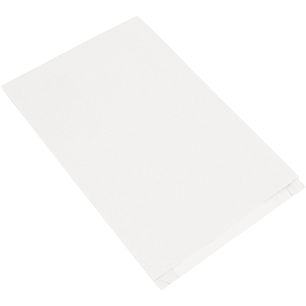 14 x 3 x 21" White Gusseted Merchandise Bags