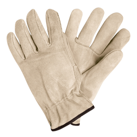 Deluxe Cowhide Leather Driver's Gloves - Medium