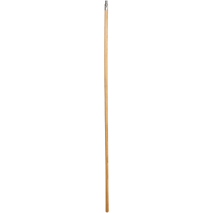 Metal Tip Wood Broom Handle - 60"