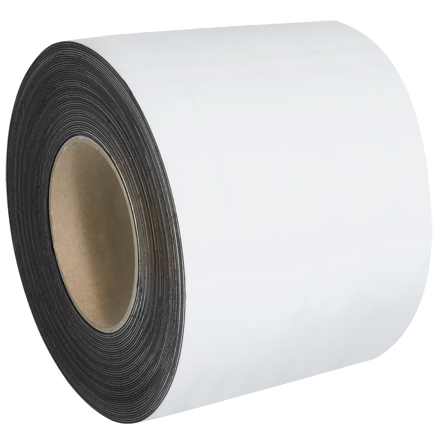 4" x 100' - White Warehouse Labels - Magnetic Rolls