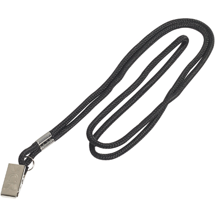 Standard Black Lanyard with Clip