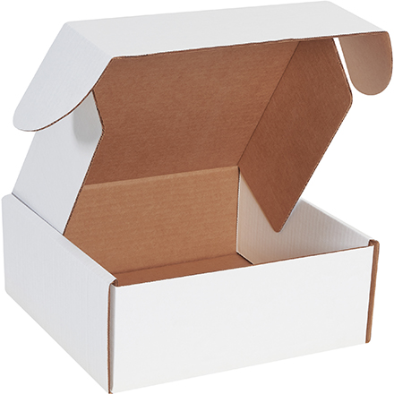 10 x 10 x 4" White Deluxe Literature Mailers