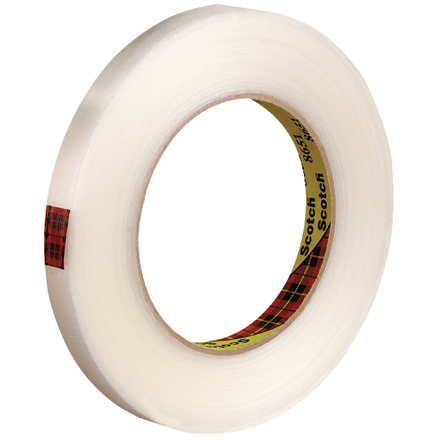 1/2" x 60 yds. (12 Pack) 3M<span class='tm'>™</span> 8651 Strapping Tape
